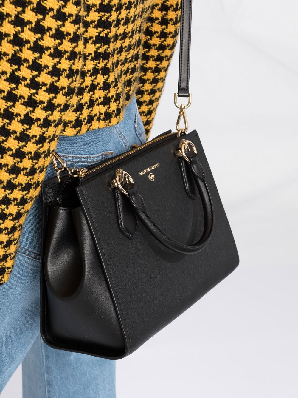 MARILYN MEDIUM SAFFIANO LEATHER SATCHEL