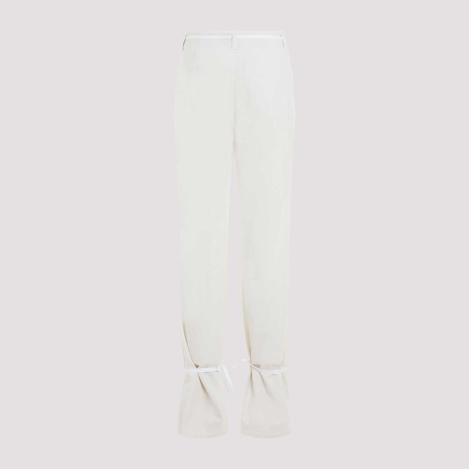 Straight Pants With Strings