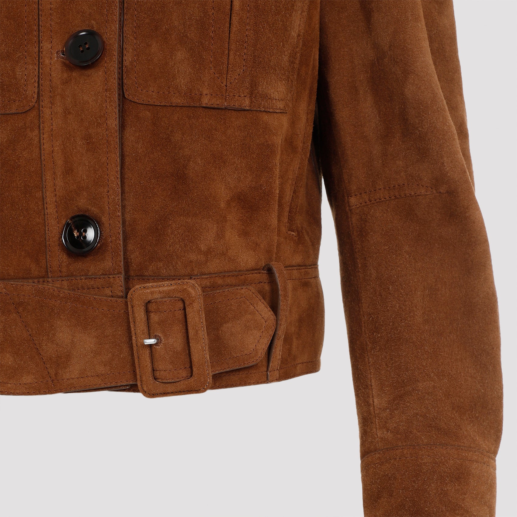 Cropped Leather Jacket