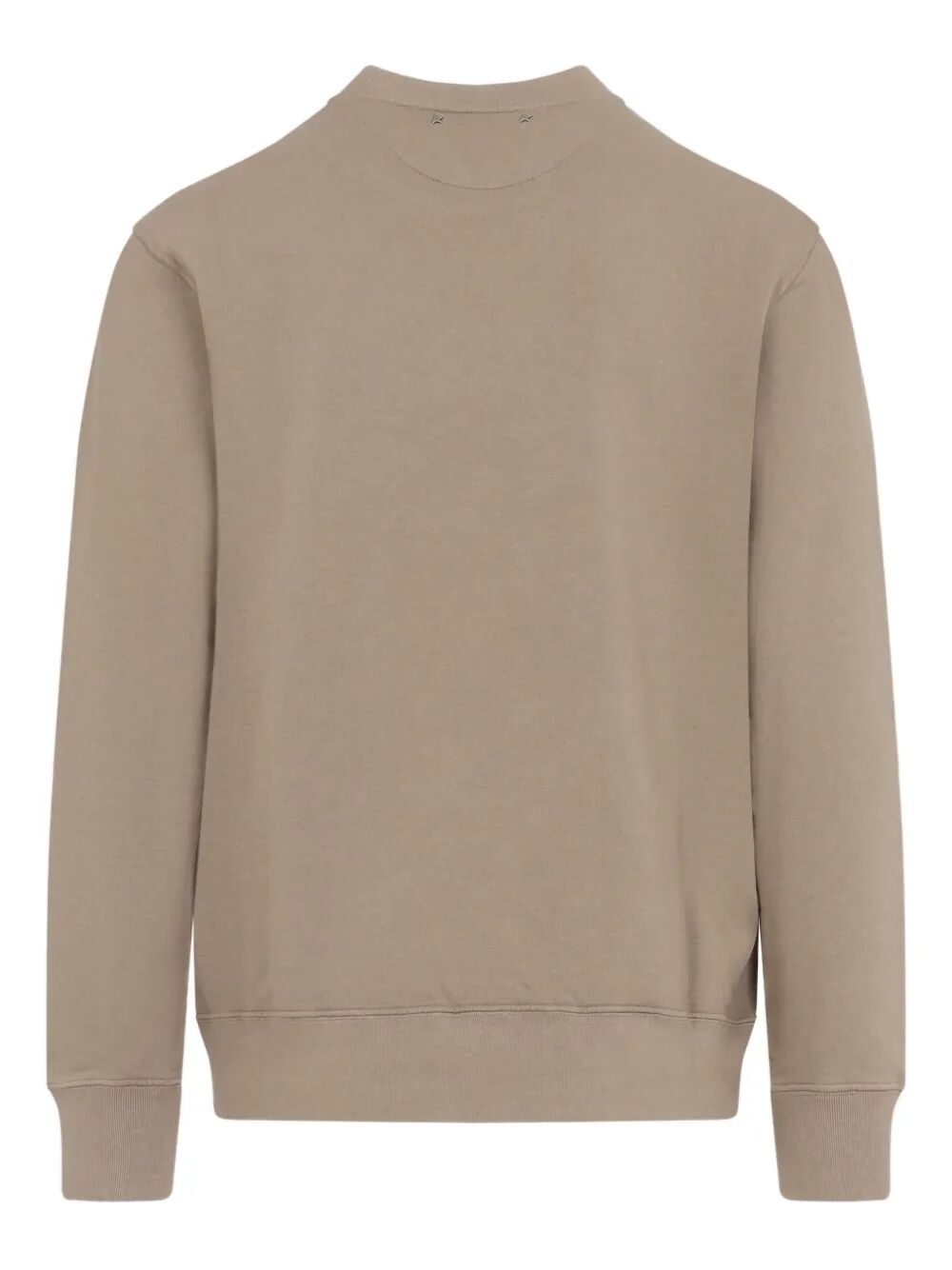 COLLEGE PRINT CREWNECK COTTON SWEATSHIRT