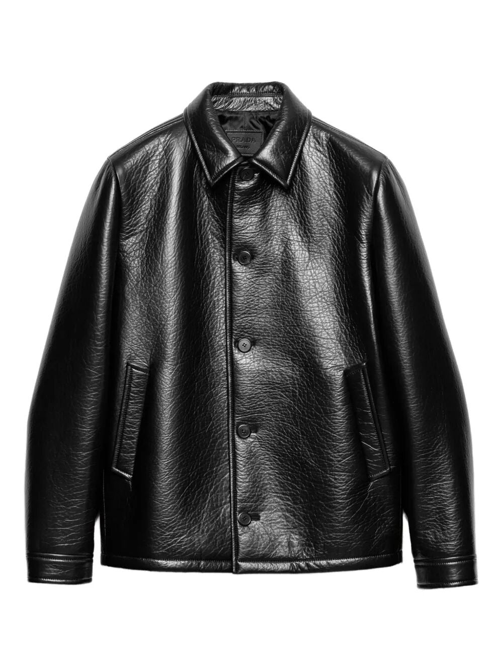 NAPPA LEATHER CABAN JACKET
