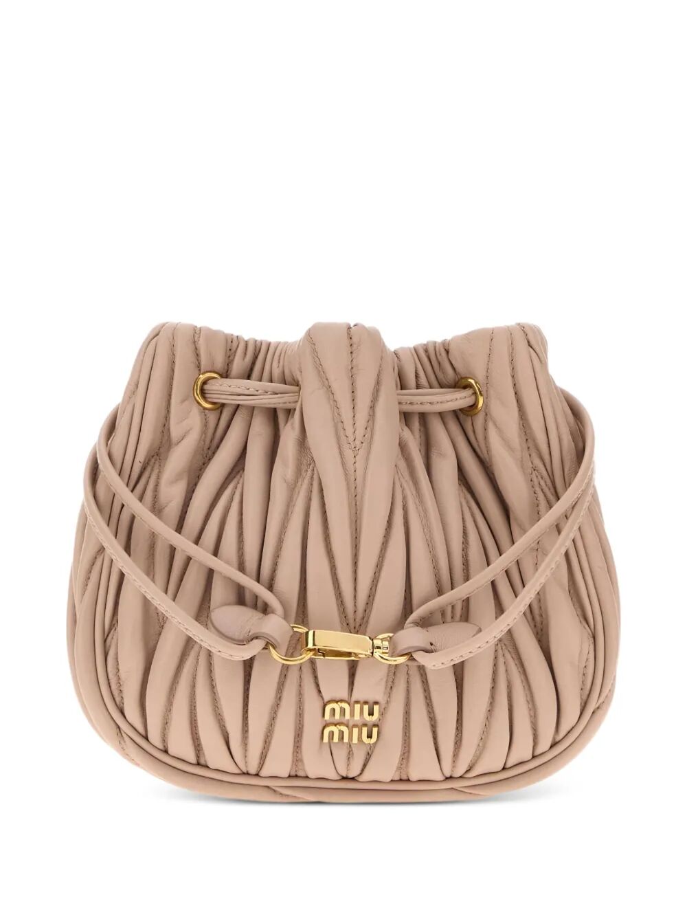 MATELASSÉ NAPPA LEATHER POUCH