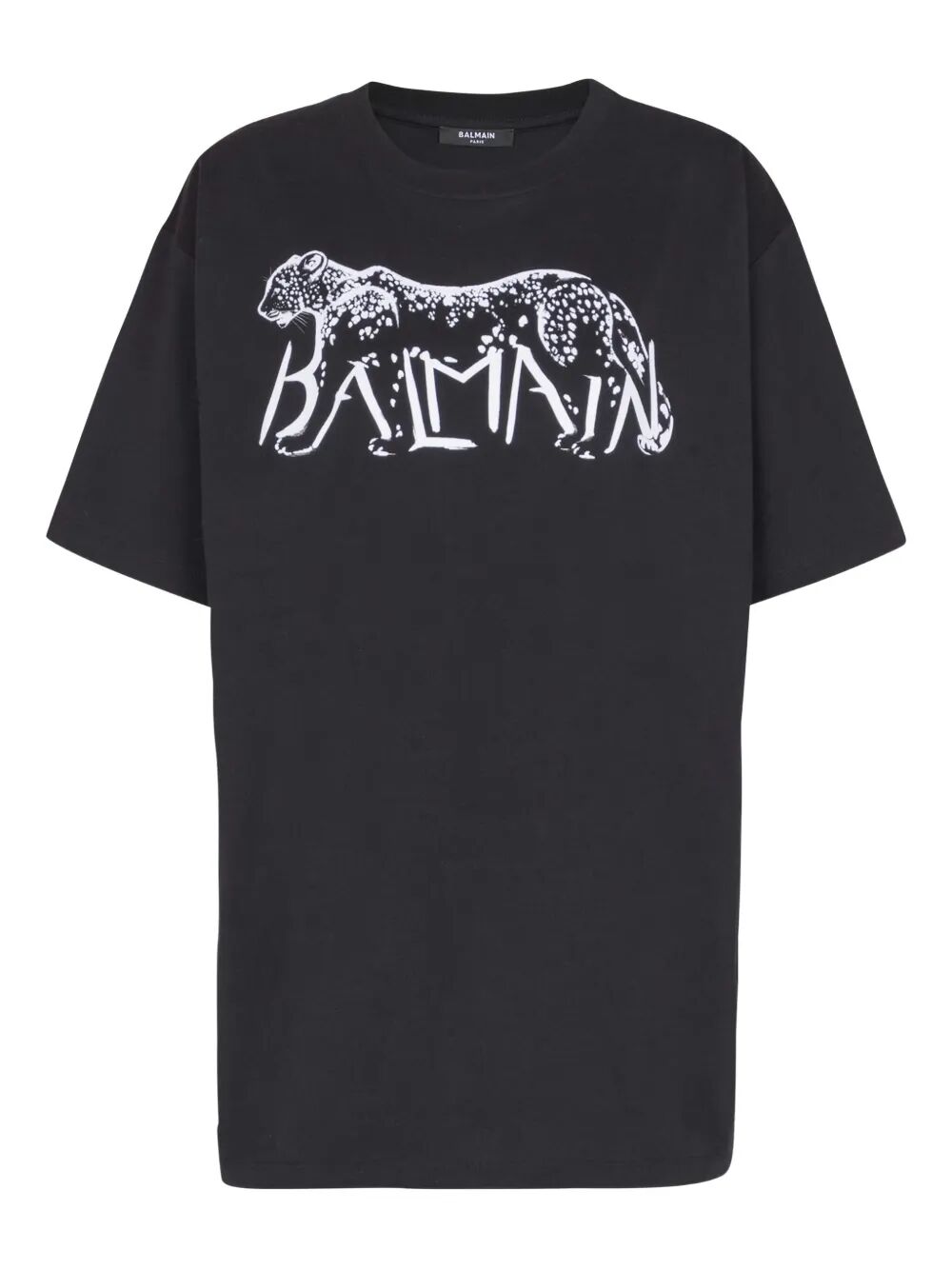 LEOPARD PRINT COTTON T-SHIRT