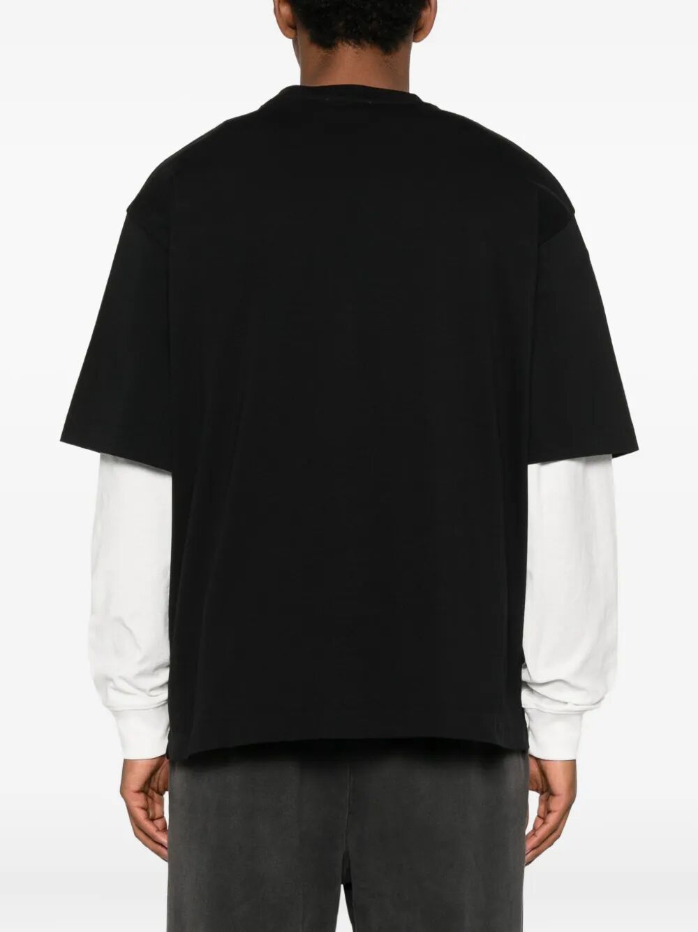 SLOGAN PRINT COTTON T-SHIRT