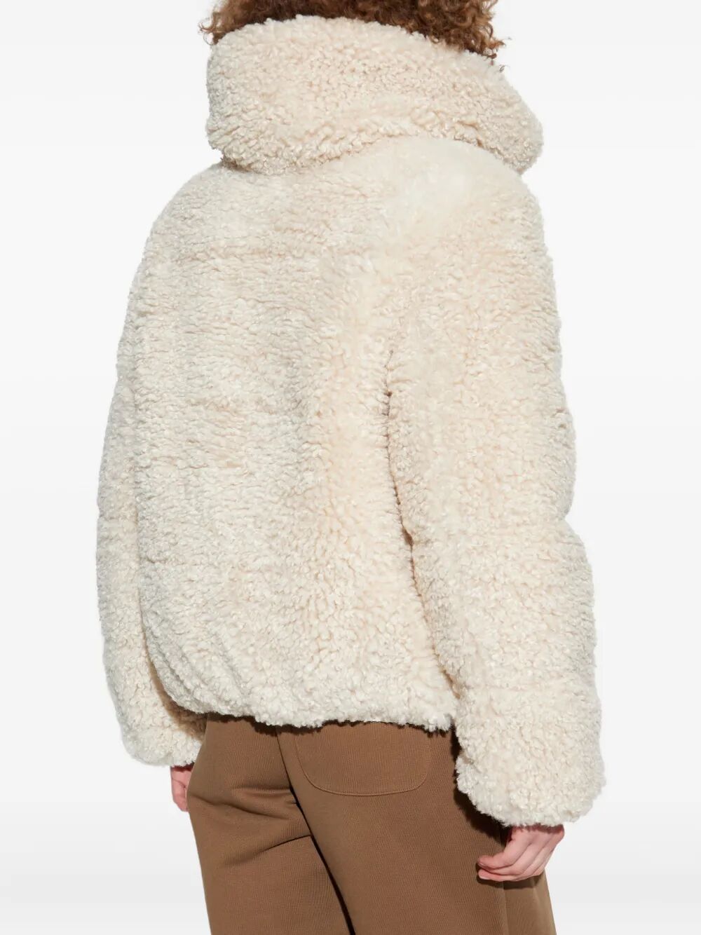 KENNIE SHEARLING DOWN JACKET