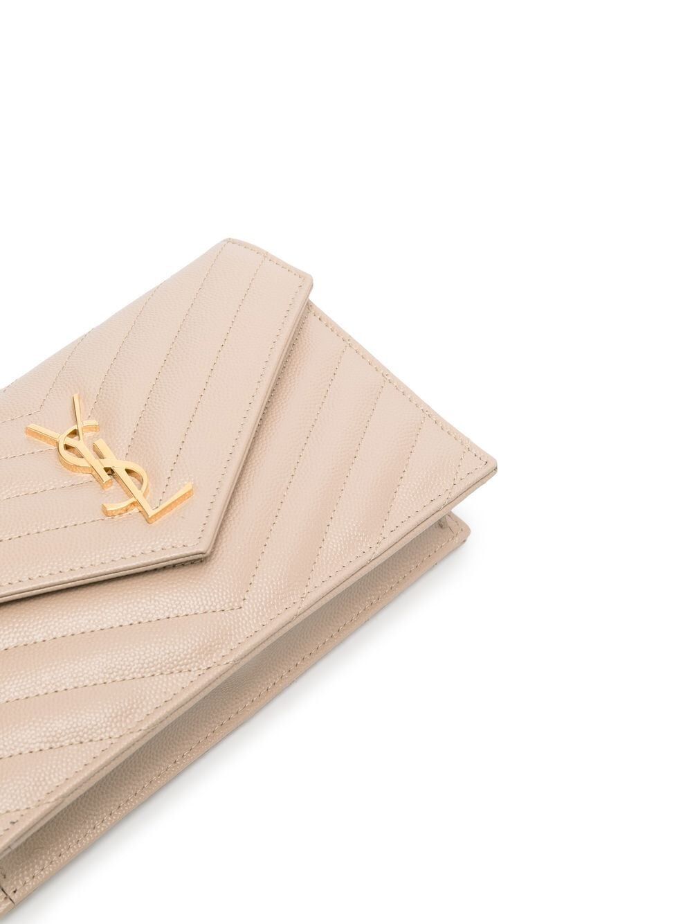 GRAIN DE POUDRE LEATHER CASSANDRE ENVELOPE CHAIN WALLET