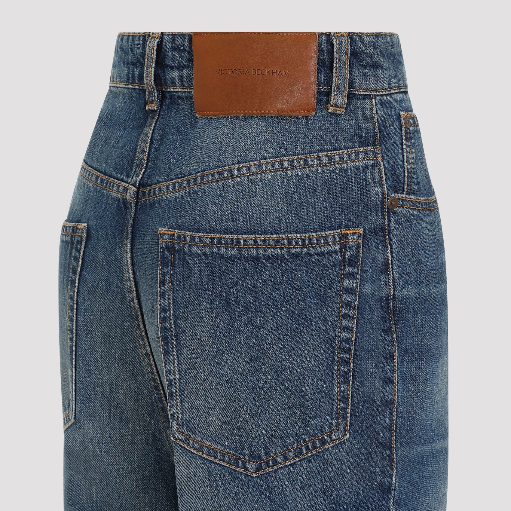 Wide Leg Kick Jeans