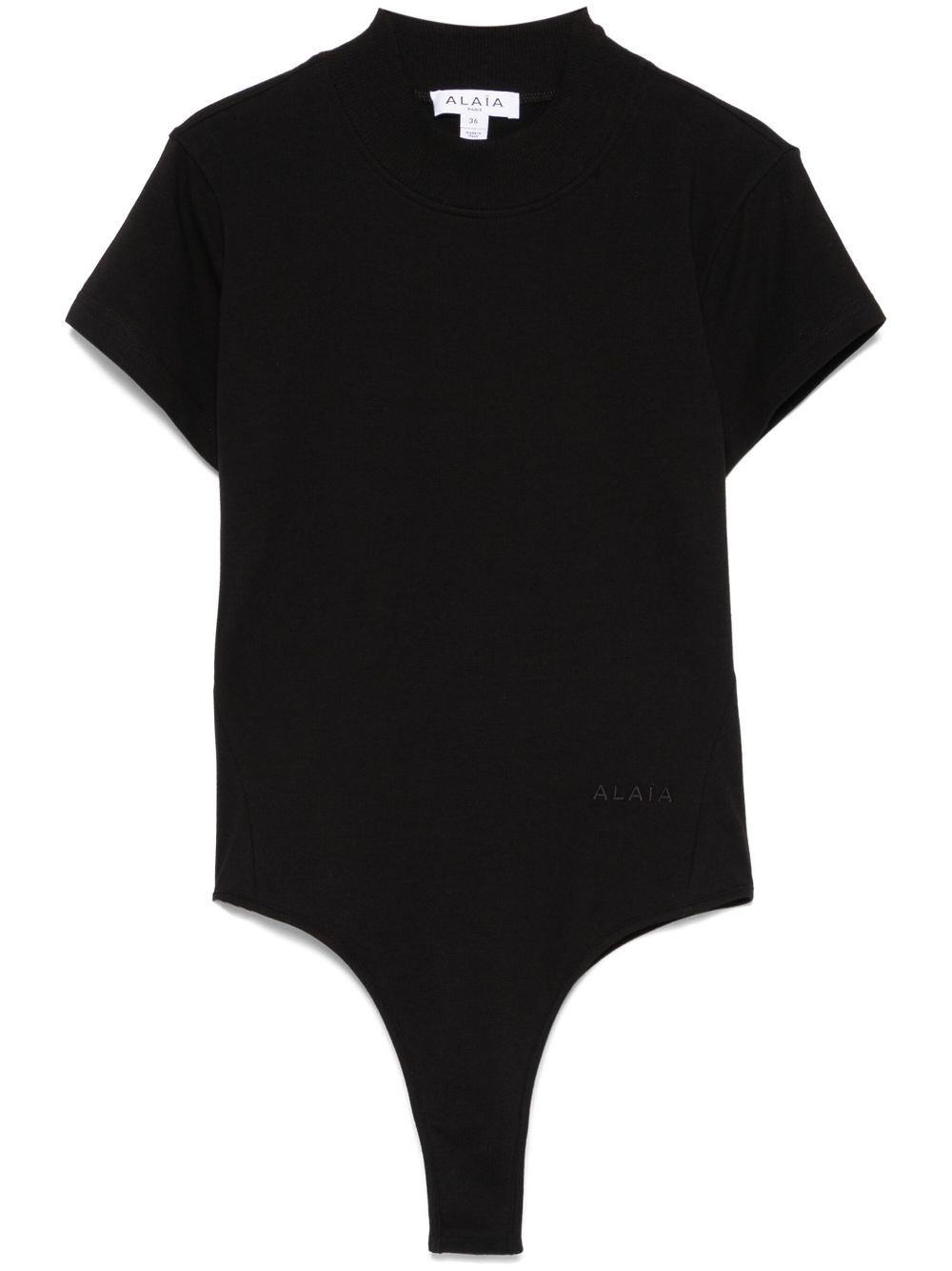 LOGO-EMBROIDERED BODYSUIT T-SHIRT