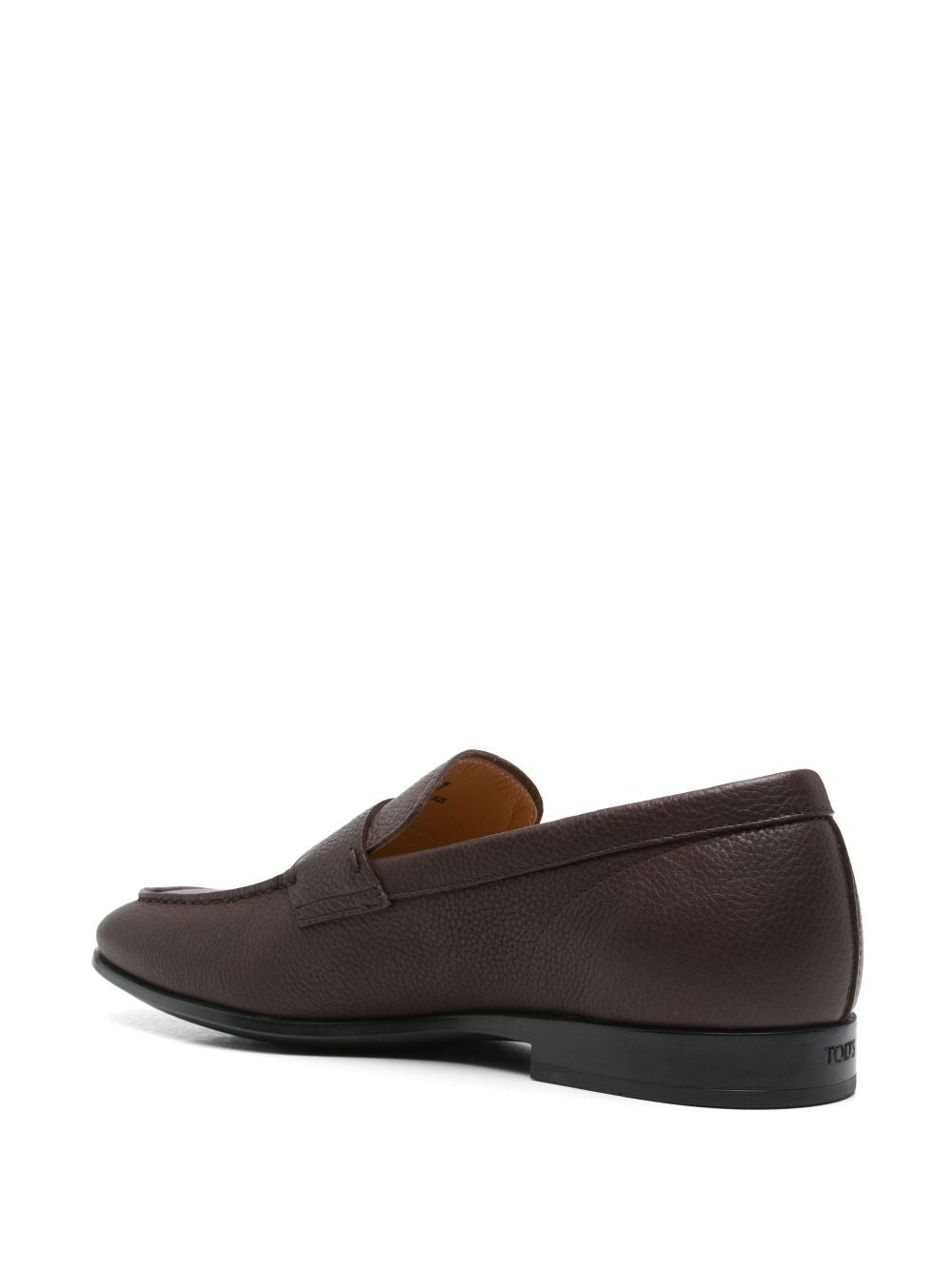 GRAINED LEATHER PENNY LOAFERS