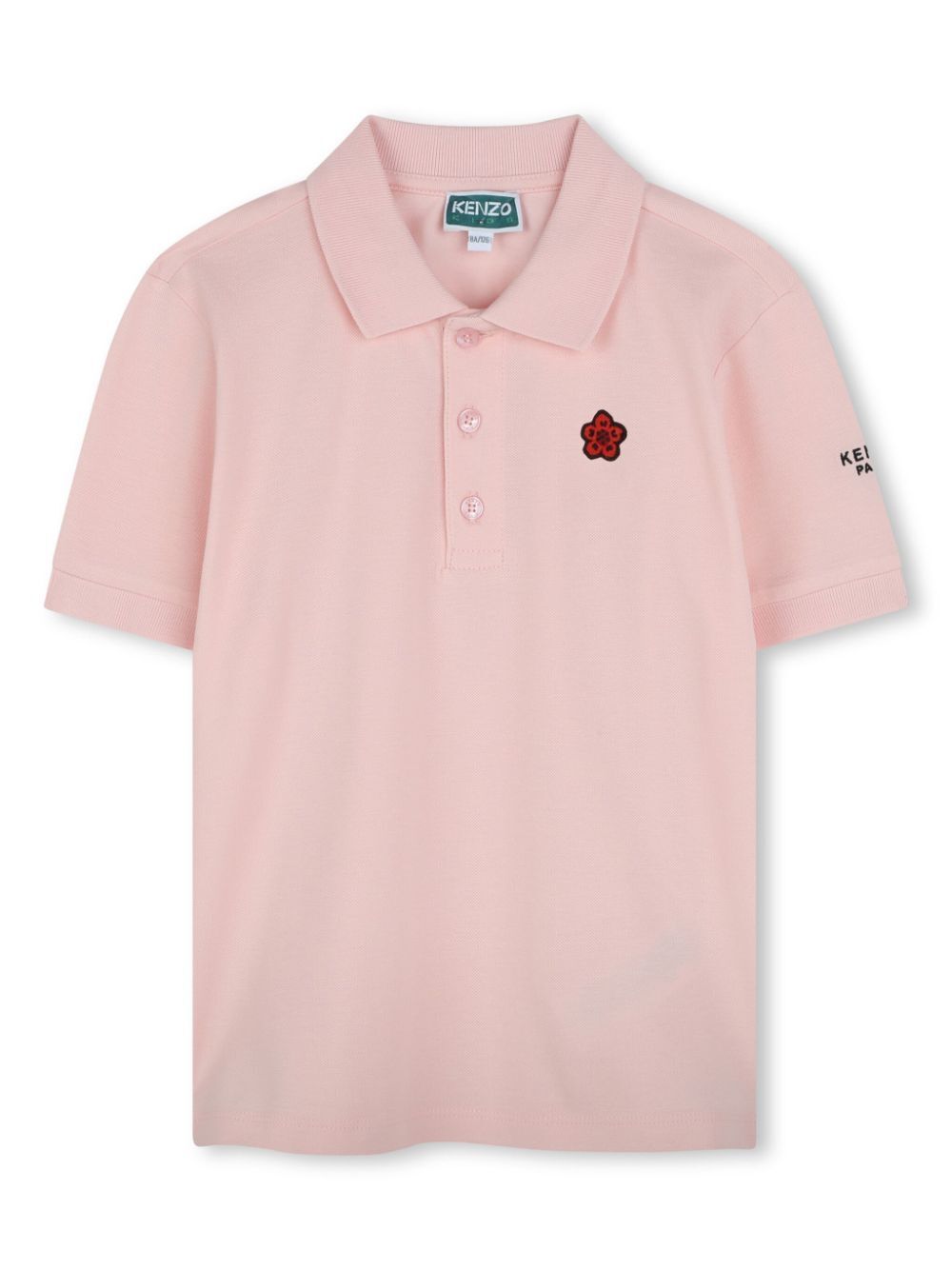 BOKE FLOWER-PATCH POLO SHIRT