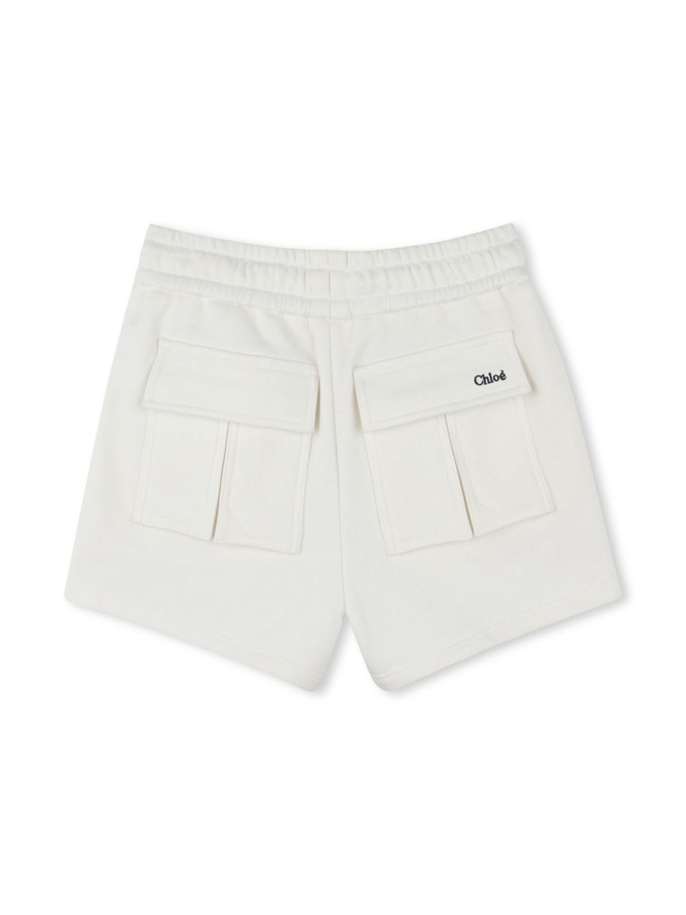 PATCH POCKETS COTTON TRACK SHORTS