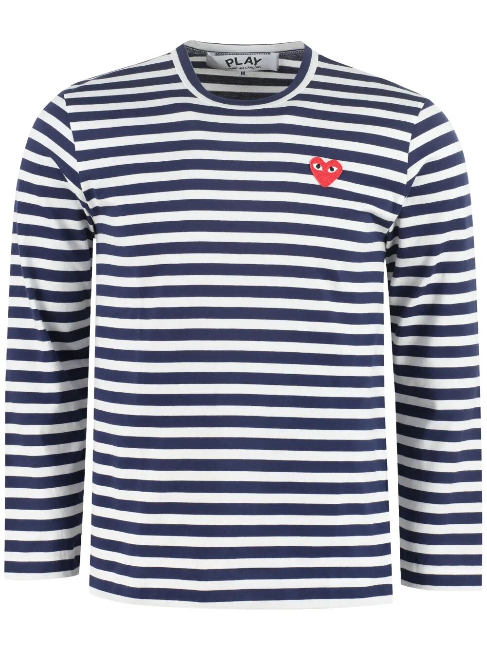 HEART LONG SLEEVED STRIPED T-SHIRT