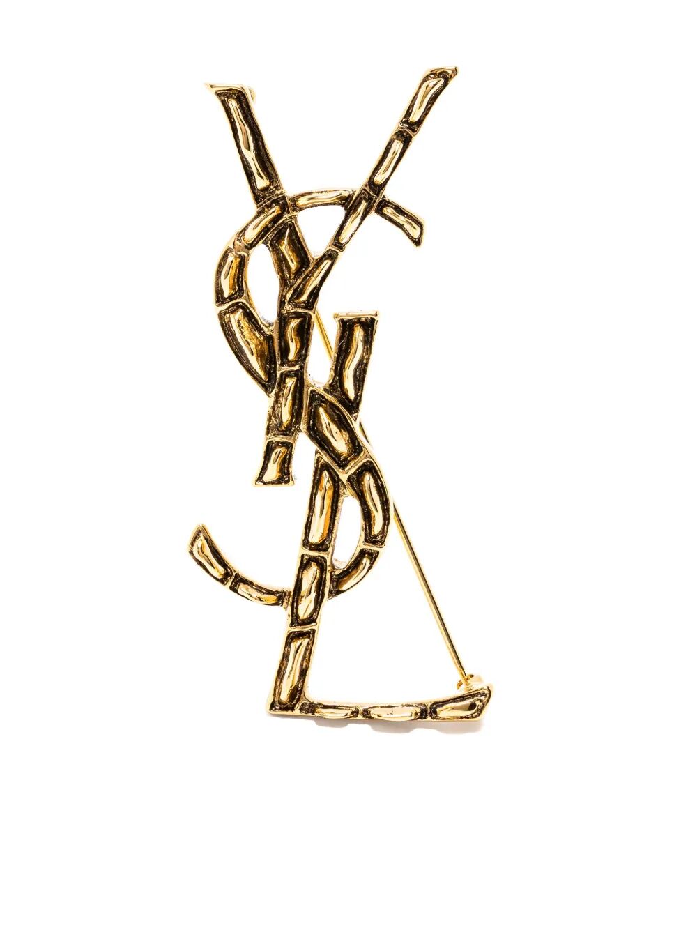 CASSANDRE CROCODILE METAL BROOCH