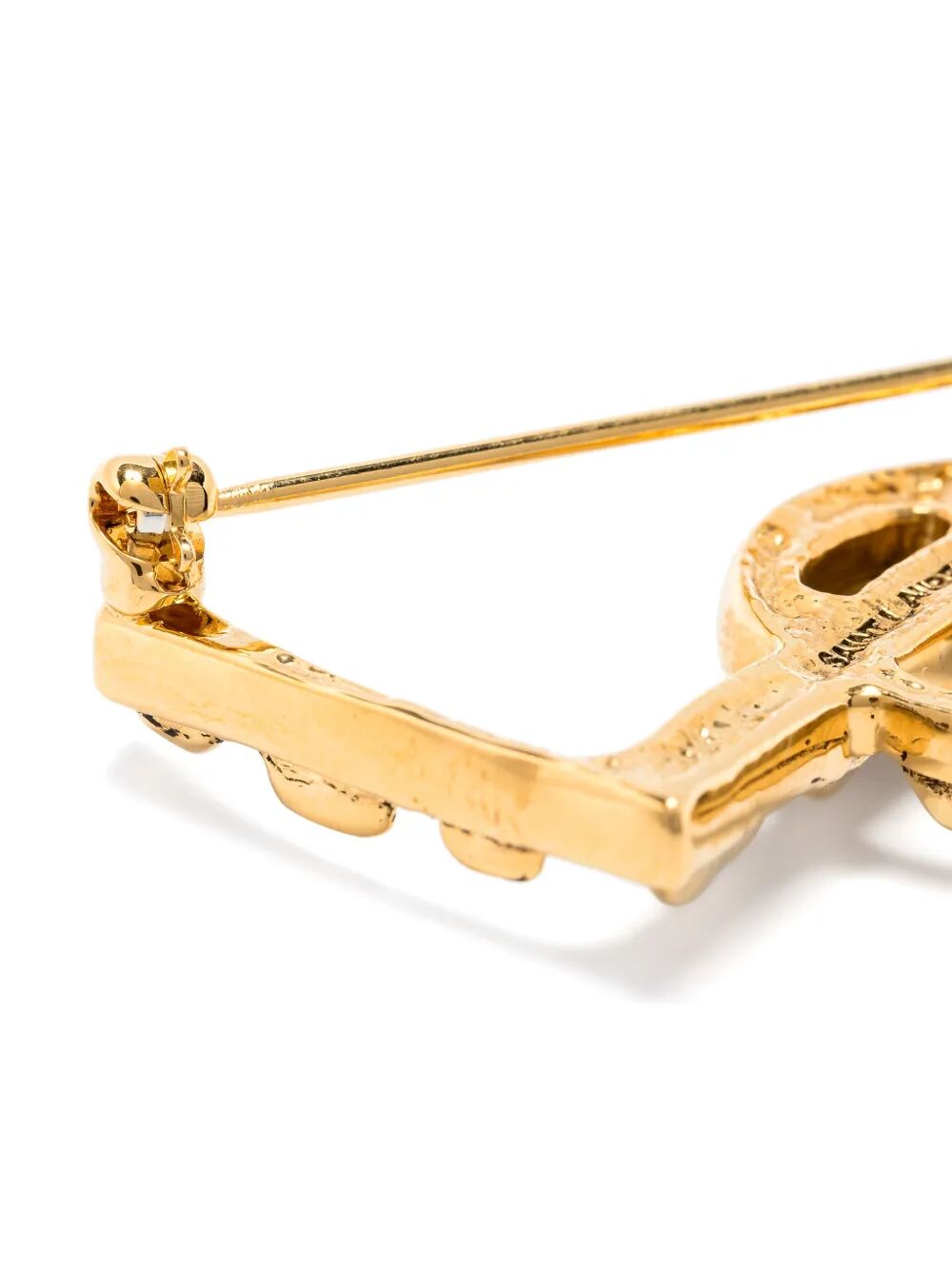 CASSANDRE CROCODILE METAL BROOCH