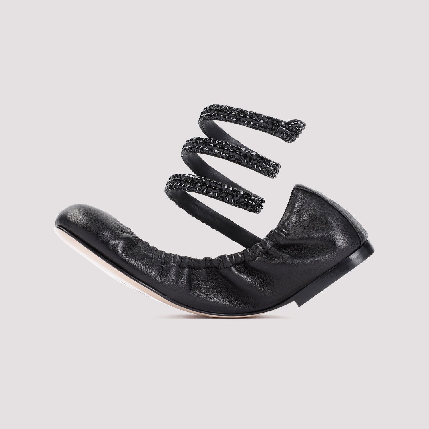 Rene Caovilla Lamb Leather Ballerinas