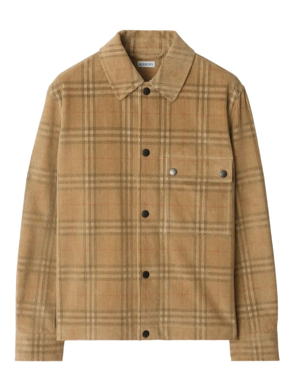 CHECK CORDUROY OVERSHIRT