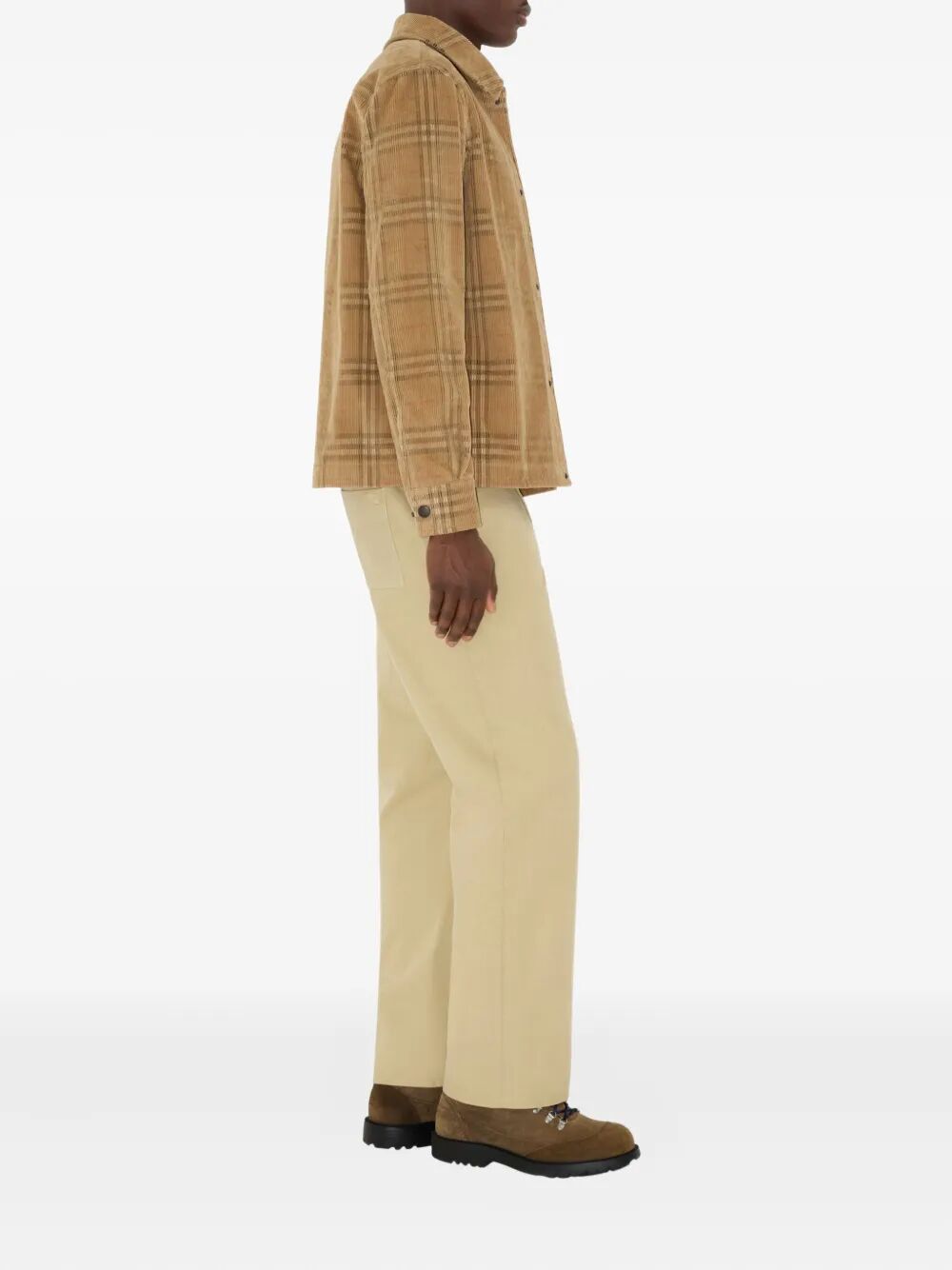 CHECK CORDUROY OVERSHIRT