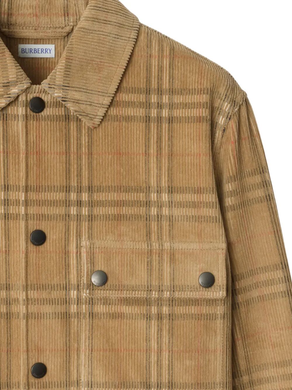 CHECK CORDUROY OVERSHIRT