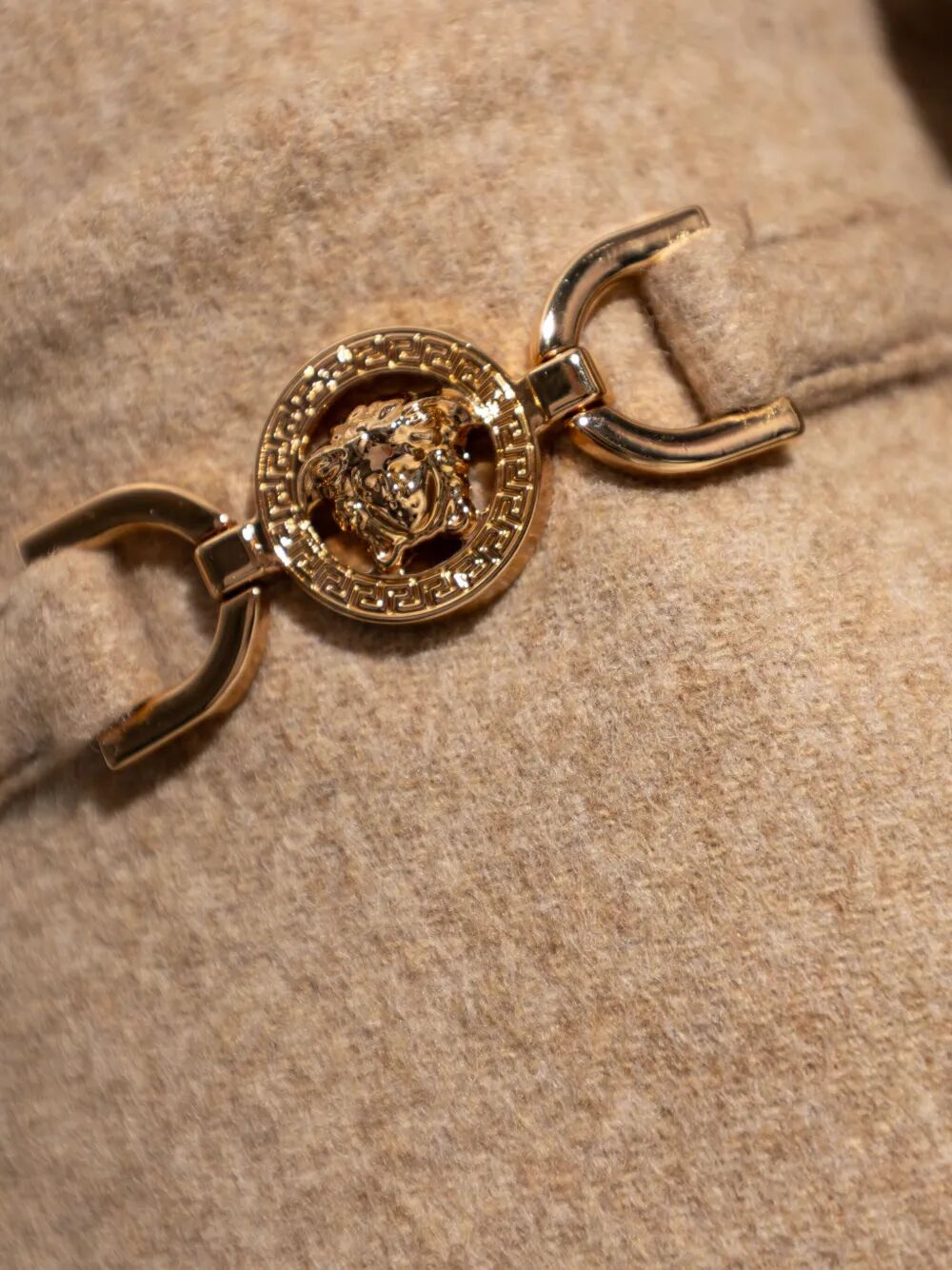 MEDUSA-EMBELLISHED WOOL JACKET
