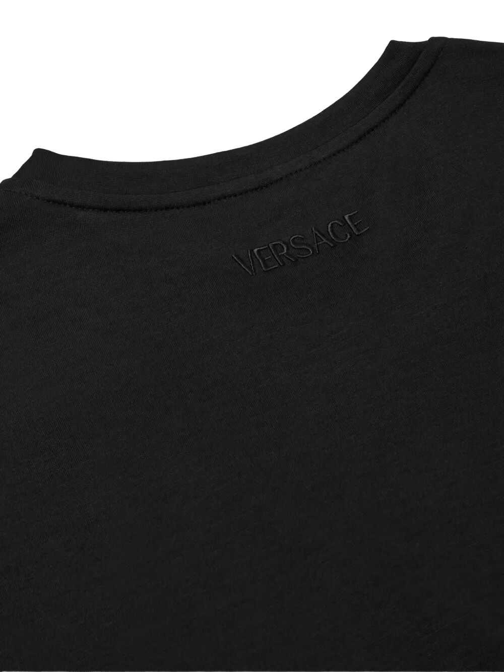 SAFETY PIN DRAPED T-SHIRT