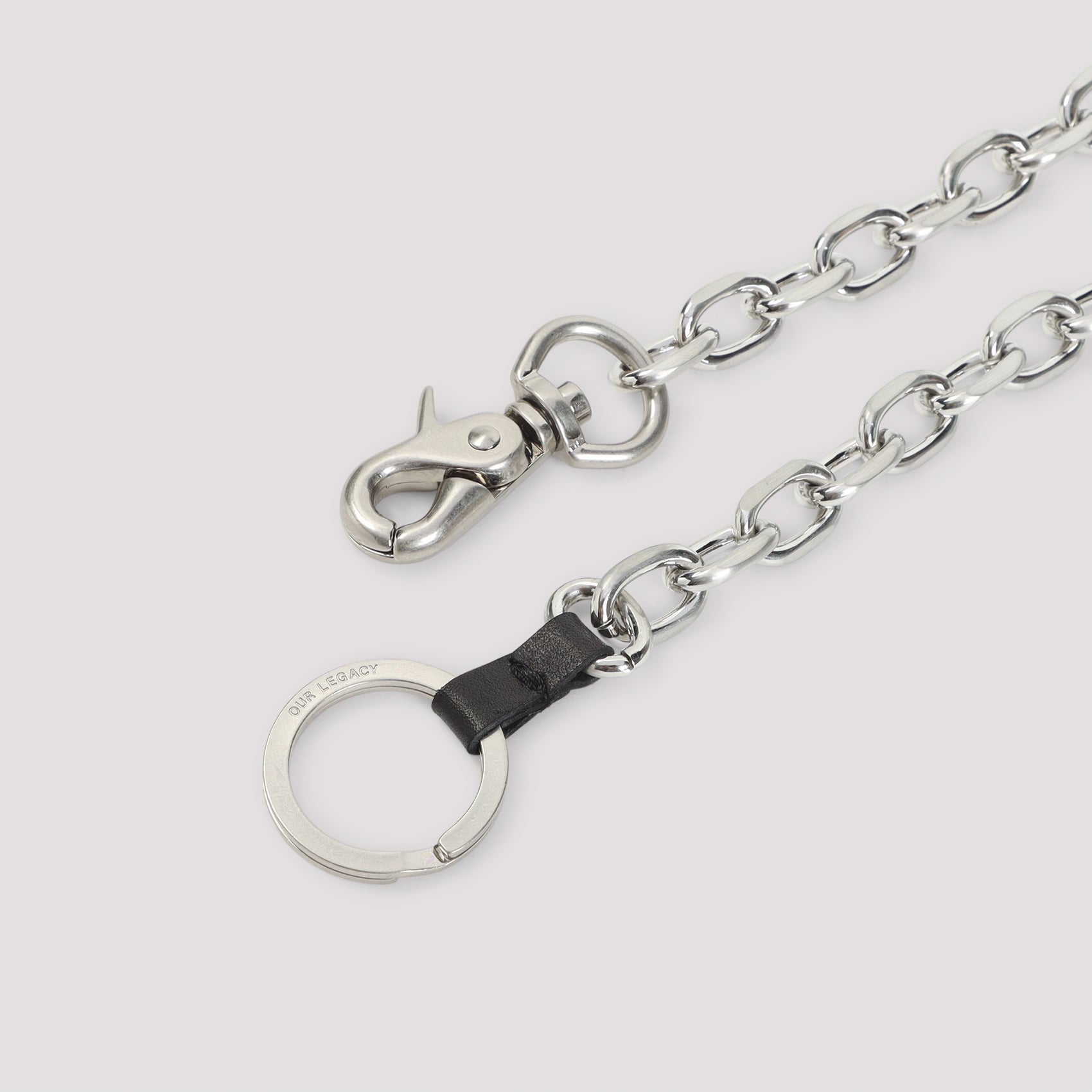 Ladon Matte Nickel Key Ring
