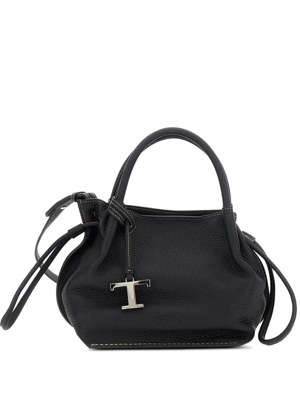 LEATHER SMALL BUCKET BAG