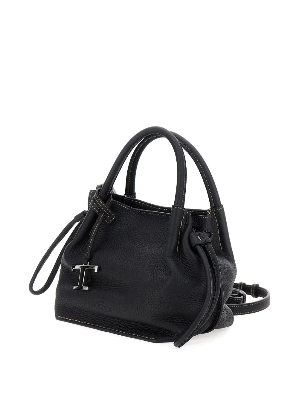 LEATHER SMALL BUCKET BAG