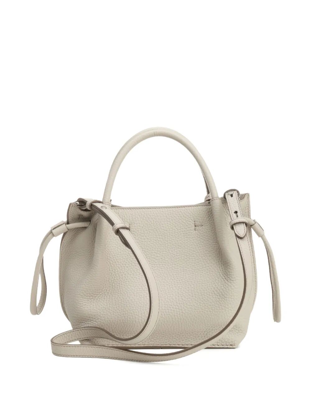 LEATHER SMALL BUCKET BAG