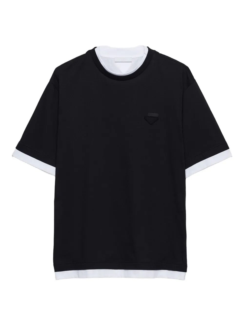 LAYERED COTTON T-SHIRT