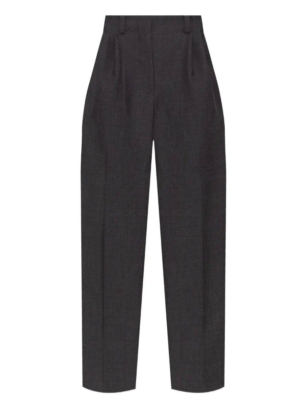 PLEATED WOOL TROUSERS