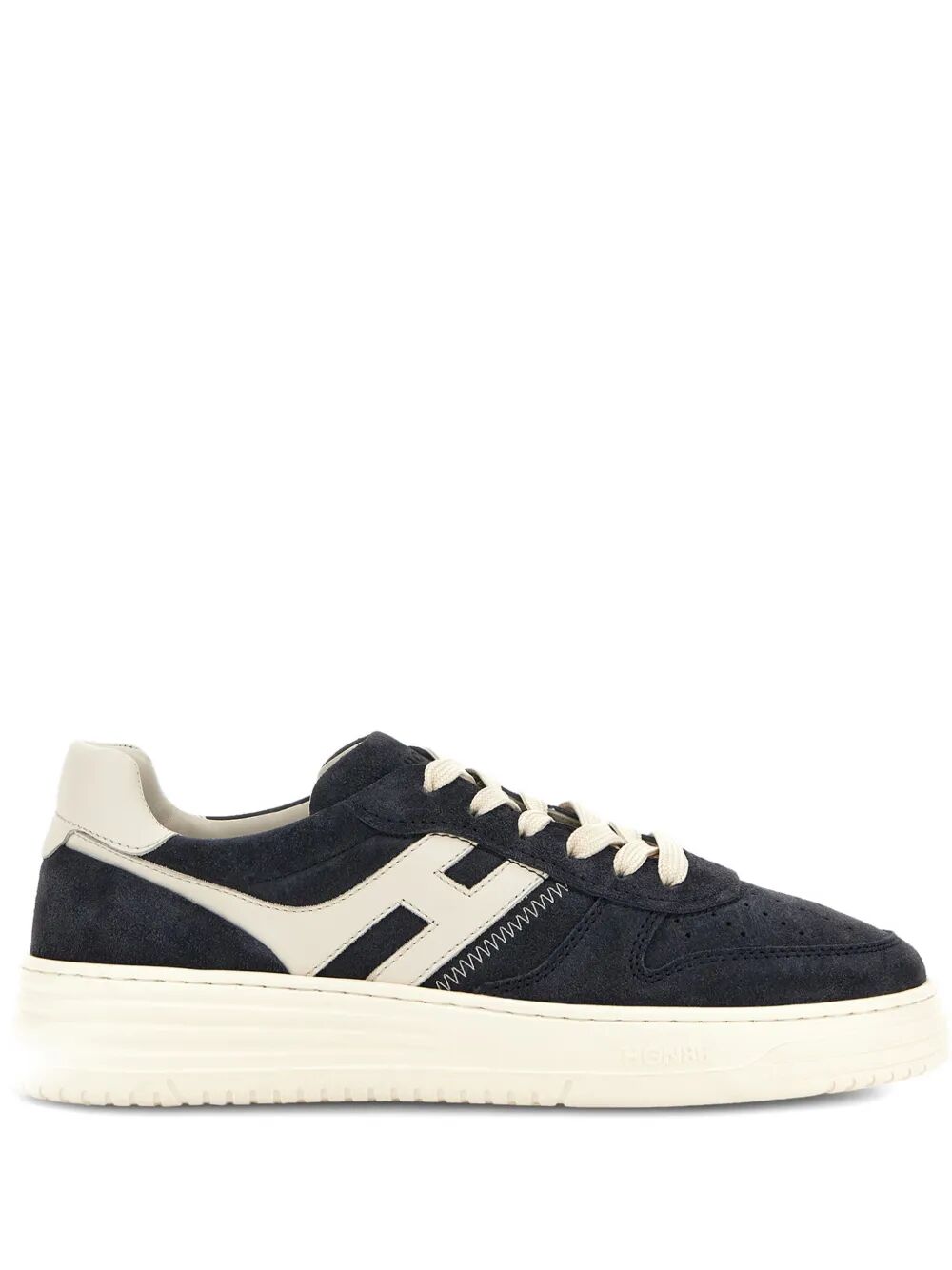 H630 SUEDE AND LEATHER SNEAKERS