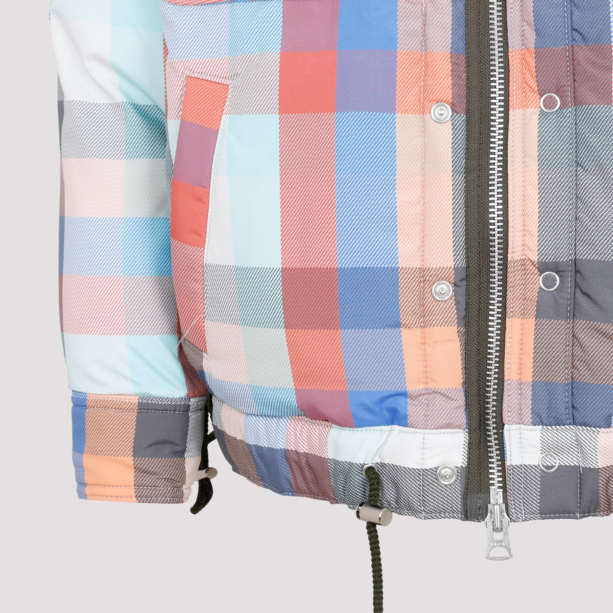 Plaid Padded Blouson