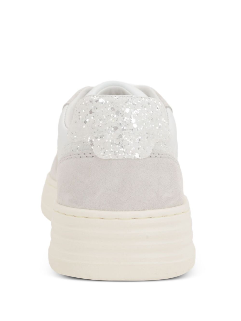SUEDE AND SMOOTH LEATHER H630 SNEAKERS WITH GLITTERED H
