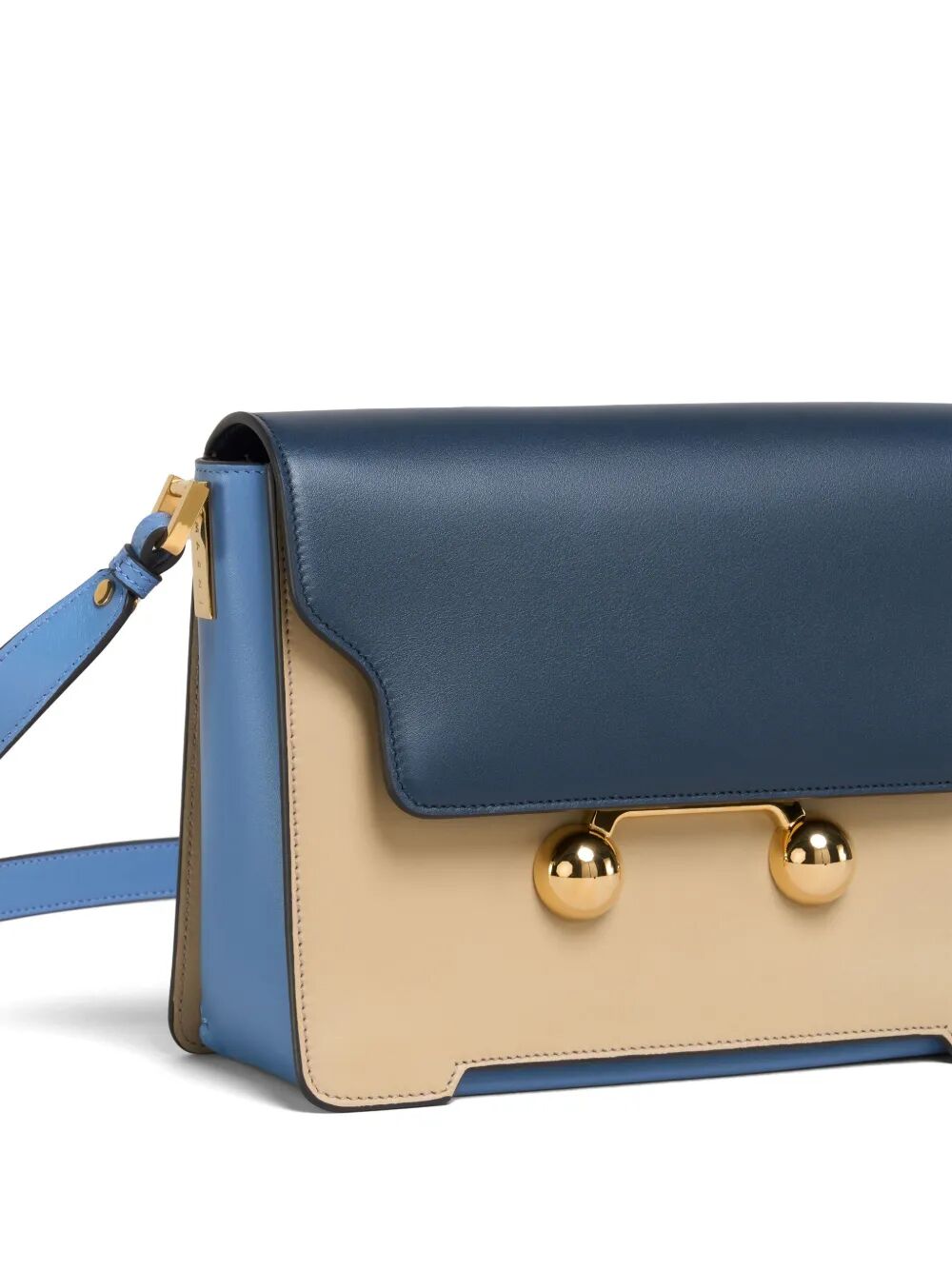 LEATHER TRUNKAROO MEDIUM SHOULDER BAG