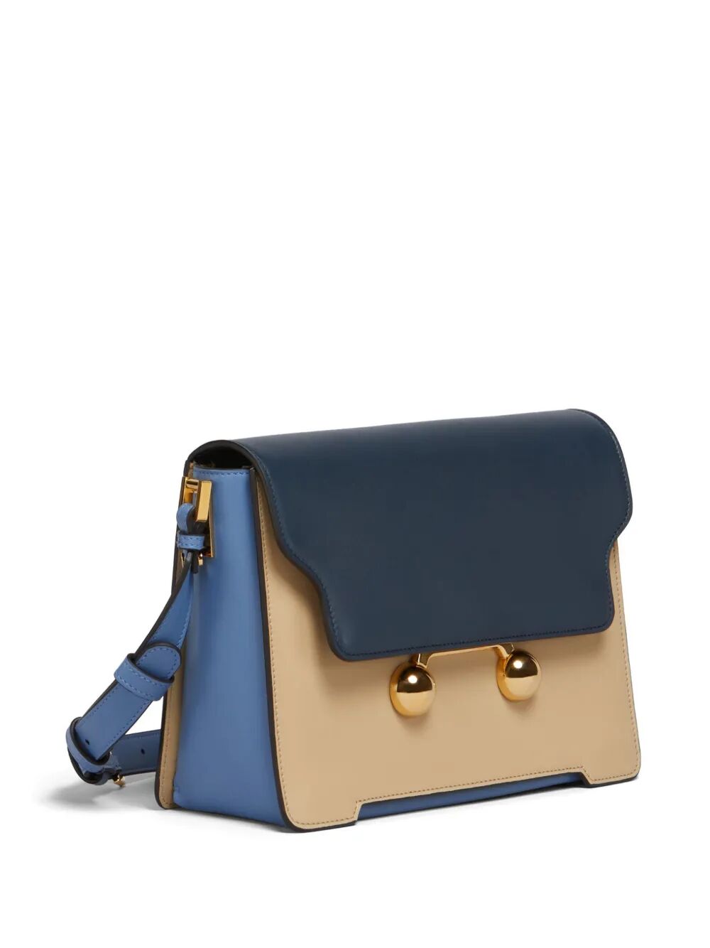 LEATHER TRUNKAROO MEDIUM SHOULDER BAG
