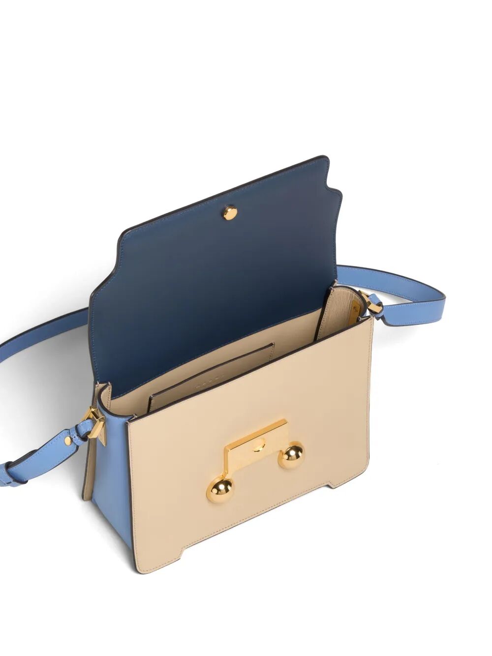 LEATHER TRUNKAROO MEDIUM SHOULDER BAG