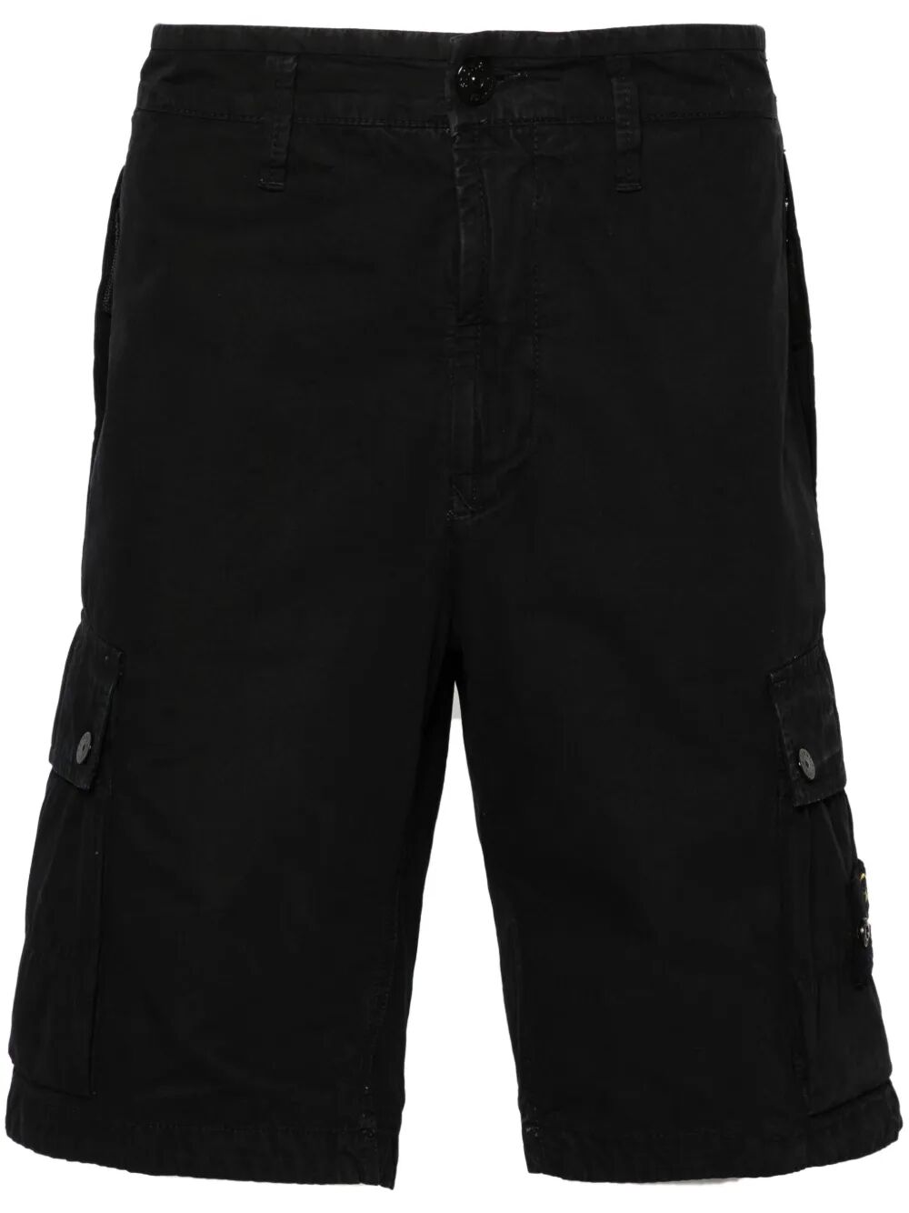 OLD EFFECT COTTON CARGO BERMUDA SHORTS