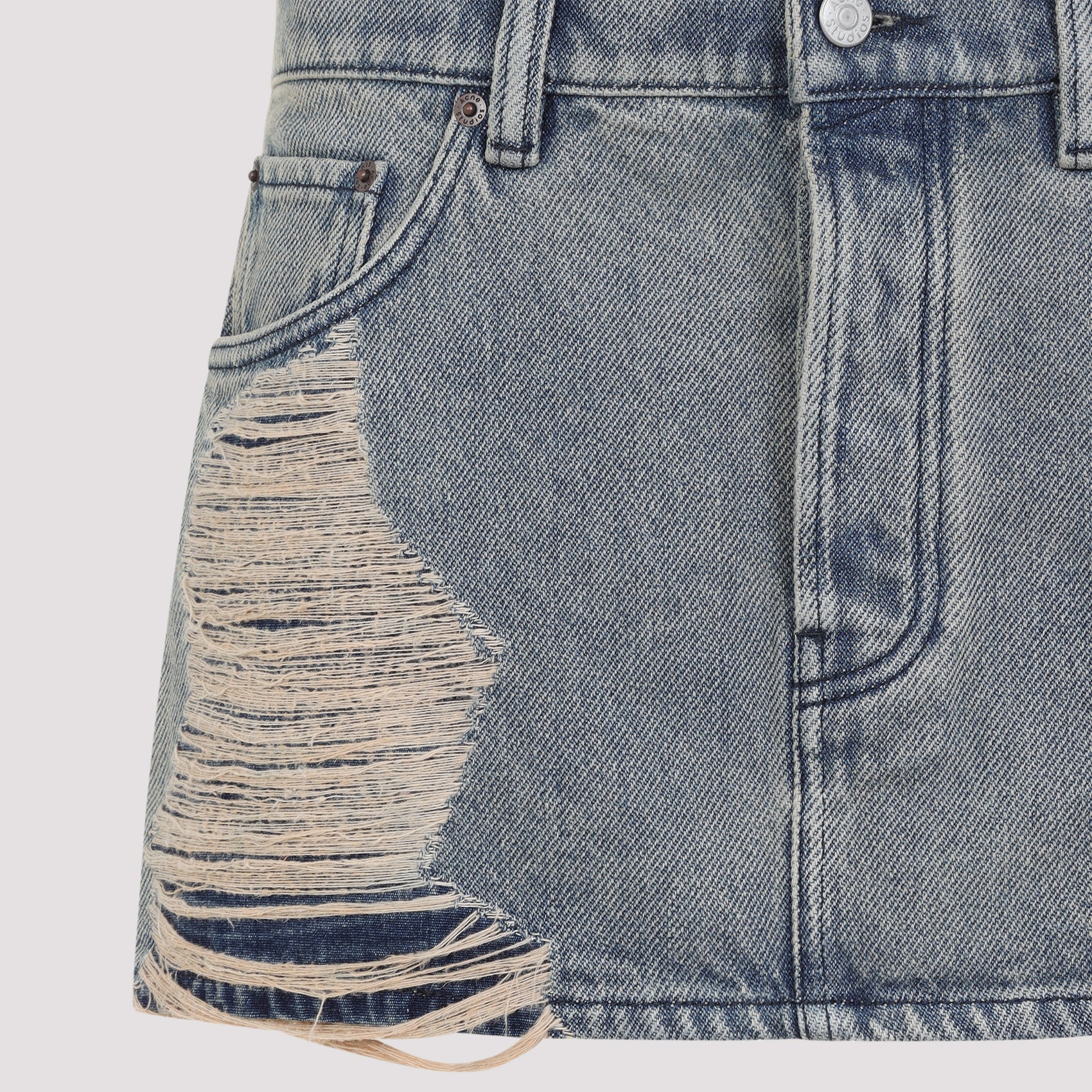 Denim Mini Skirt