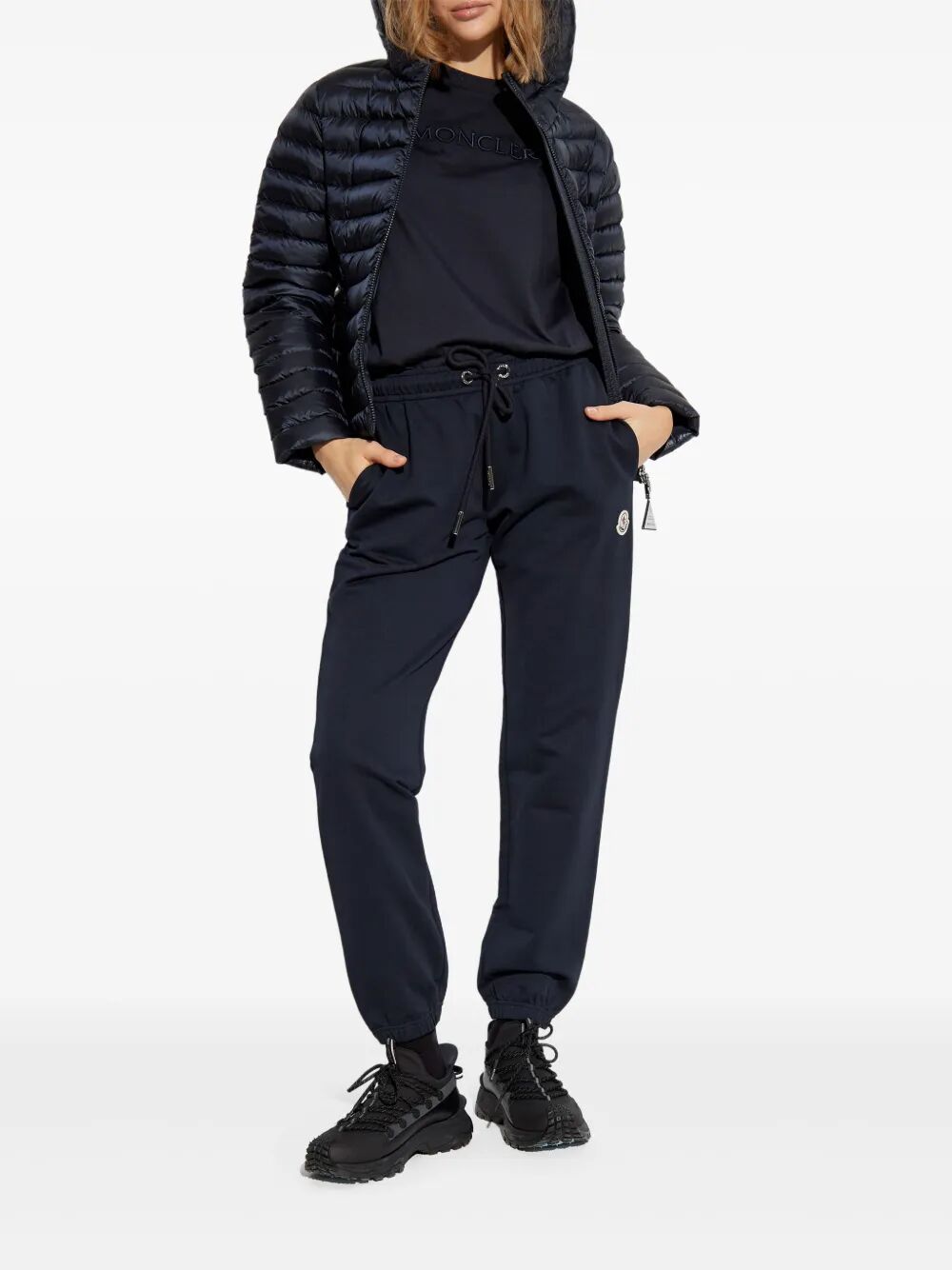 IGE HOODED LIGHTWEIGHT SHORT DOWN JACKET