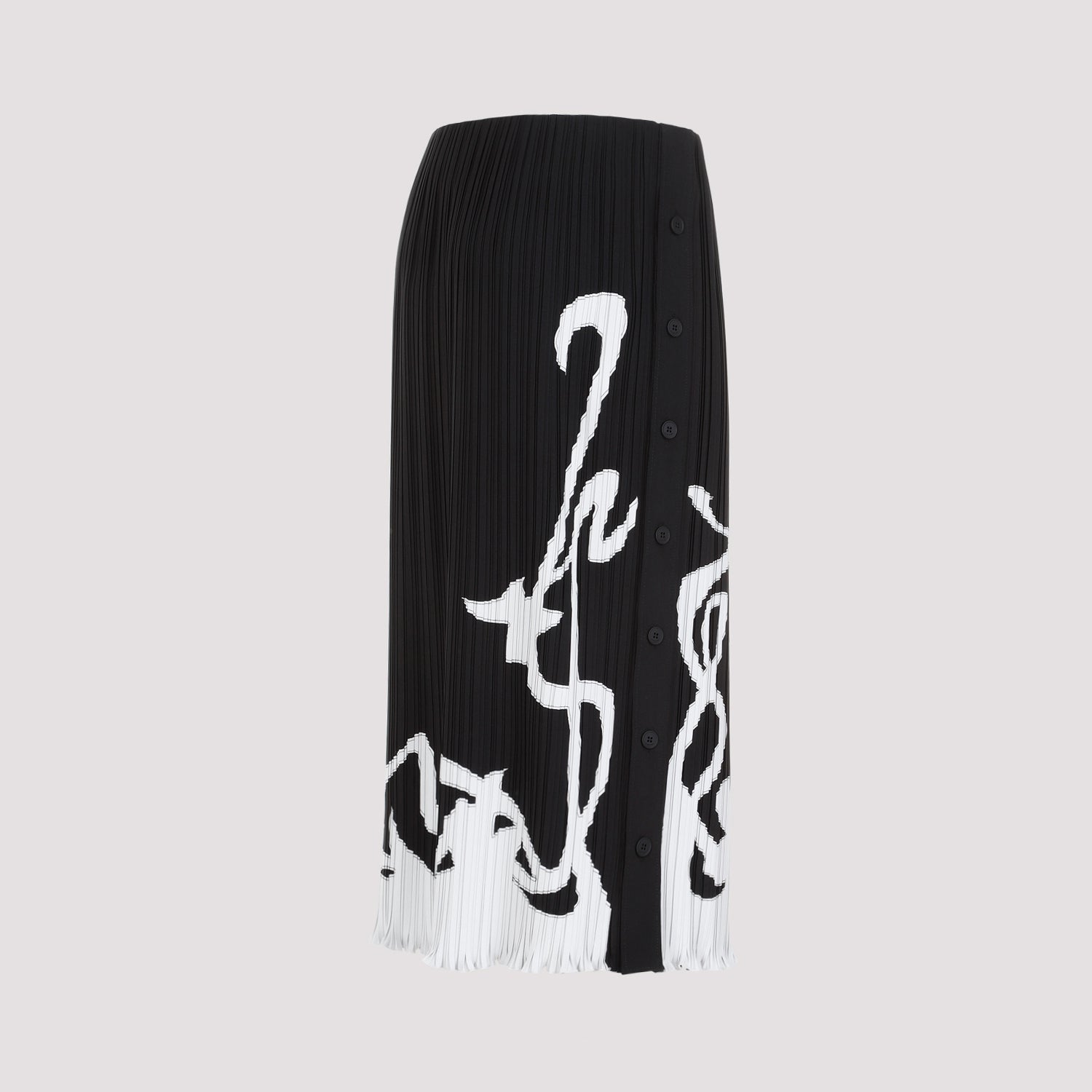 Pleated Long Skirt