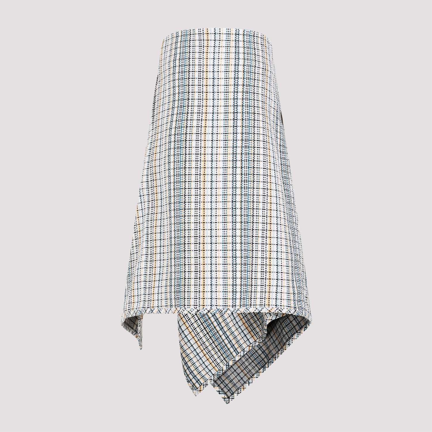Cotton Check Skirt
