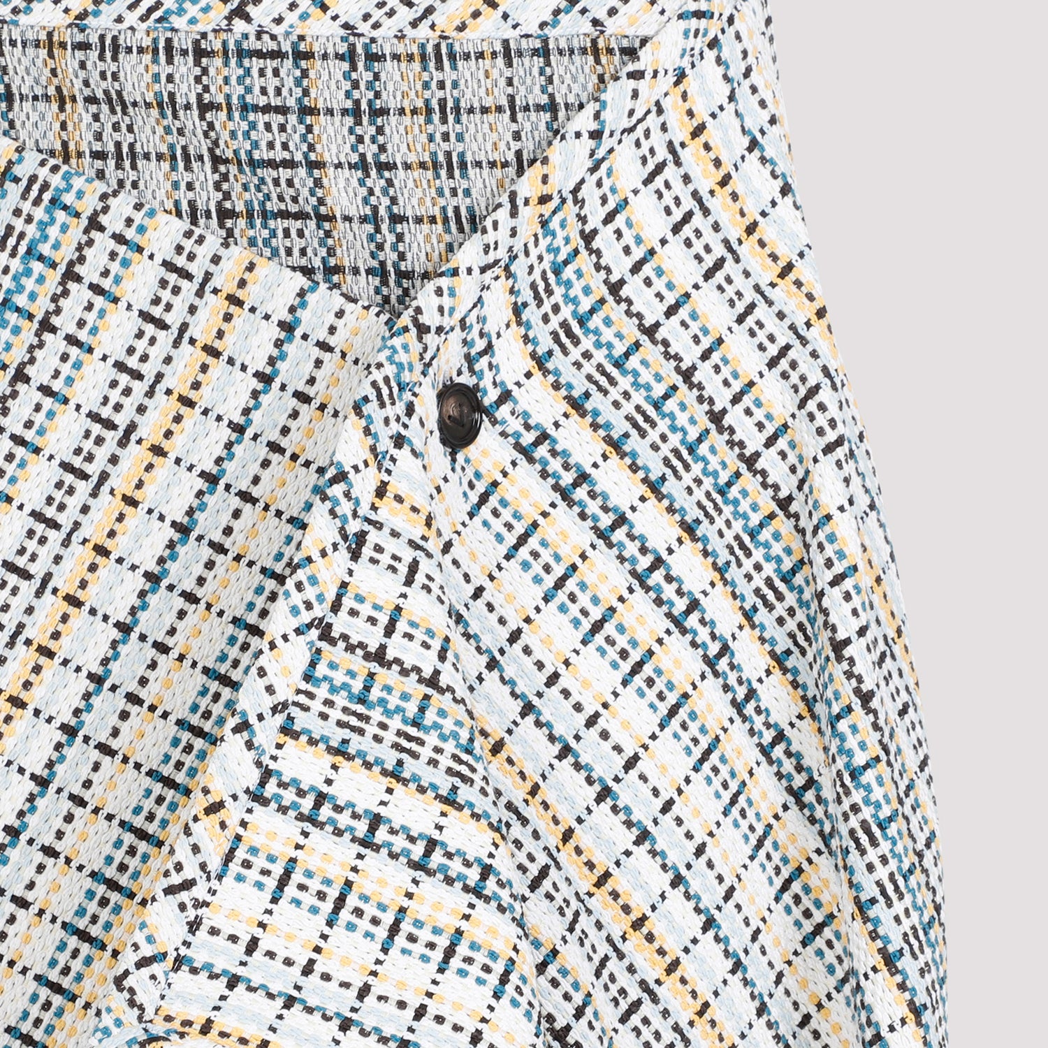 Cotton Check Skirt