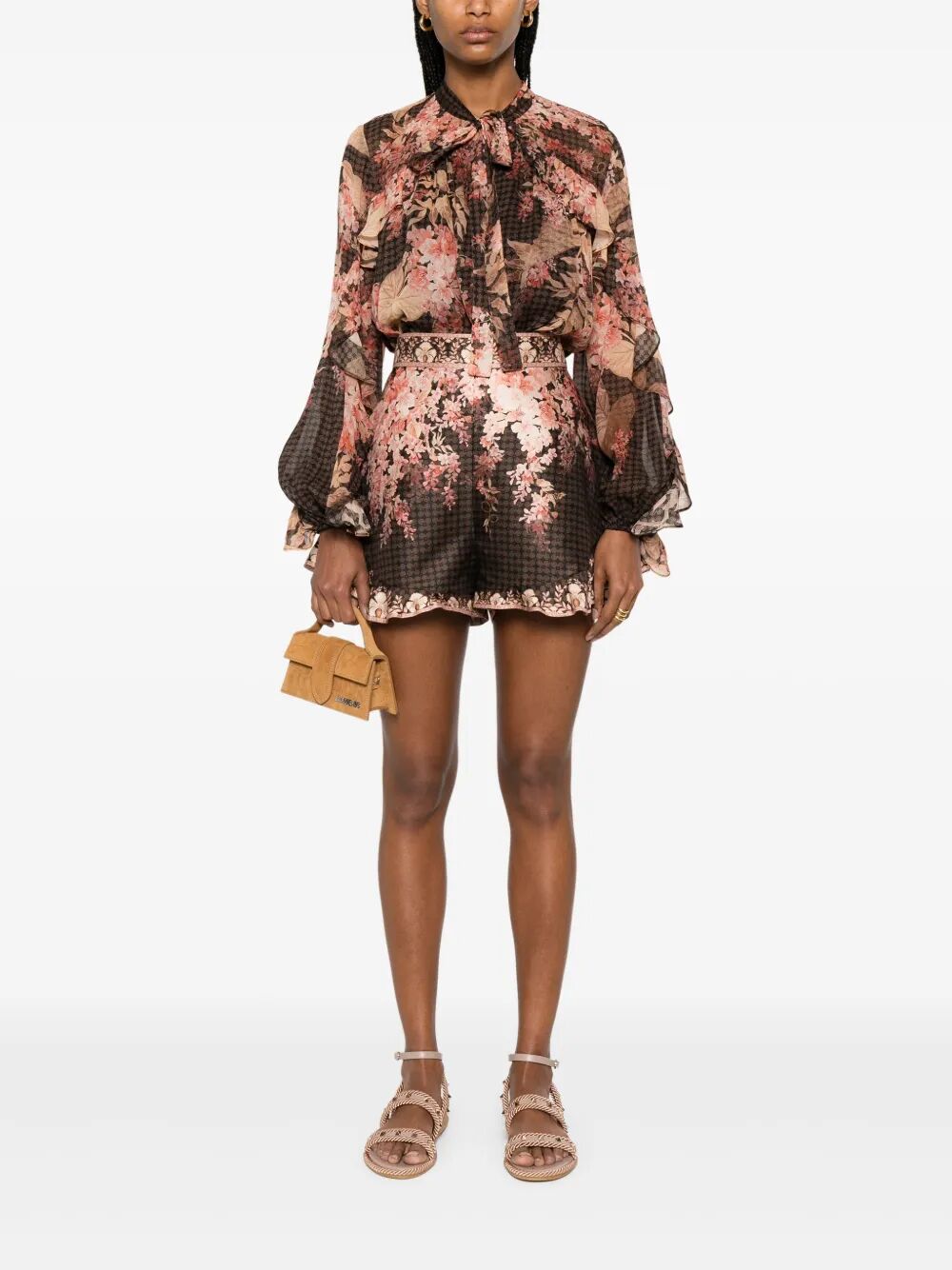 ILLUMINATE FLUTTER SILK BLEND SHORTS