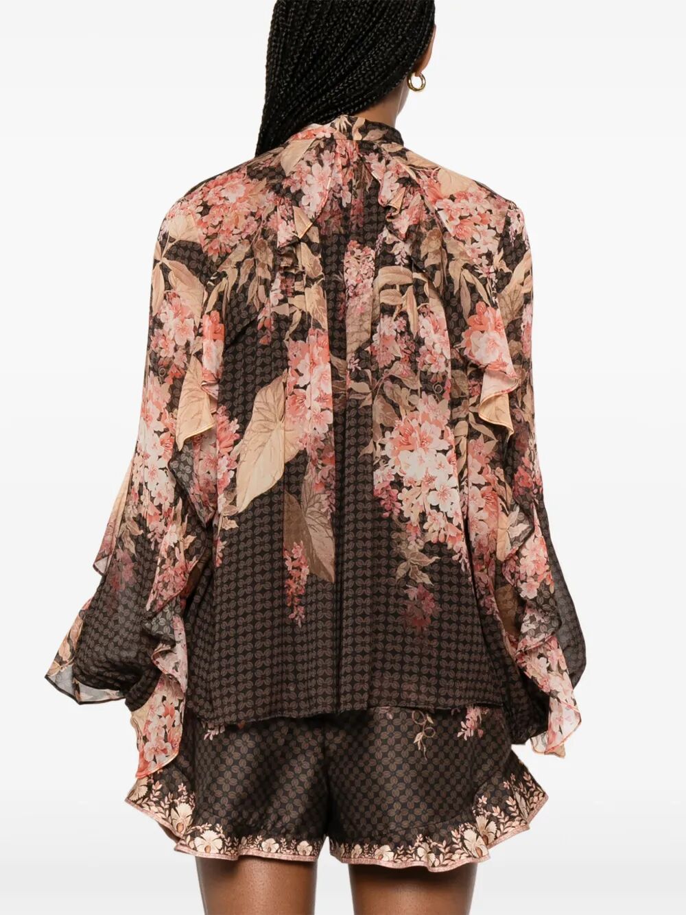 ILLUMINATE FLUTTER VISCOSE BLOUSE