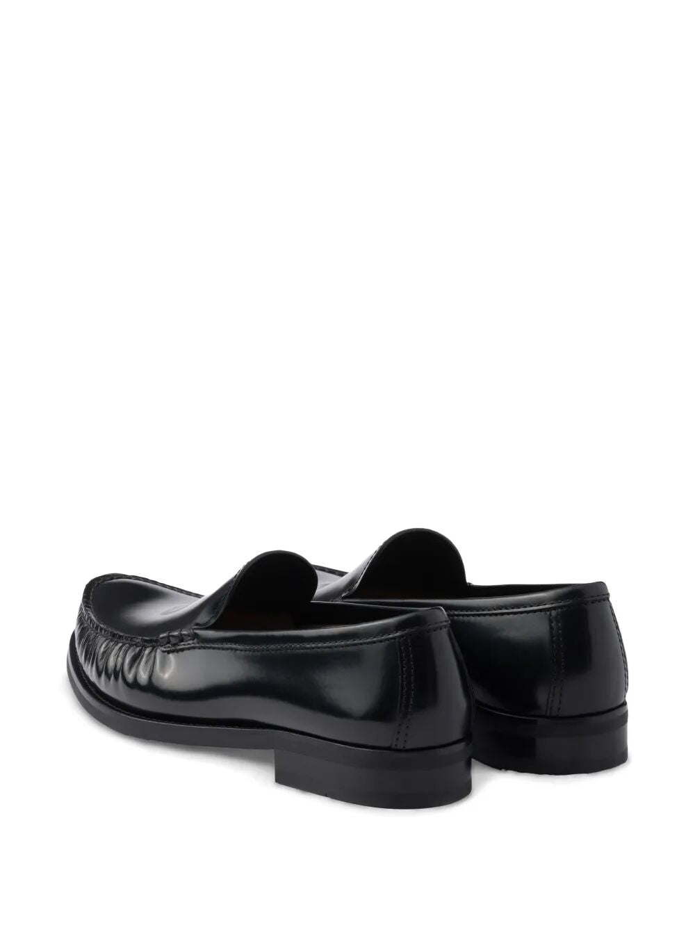 BRUSHED LEATHER LOAFERS