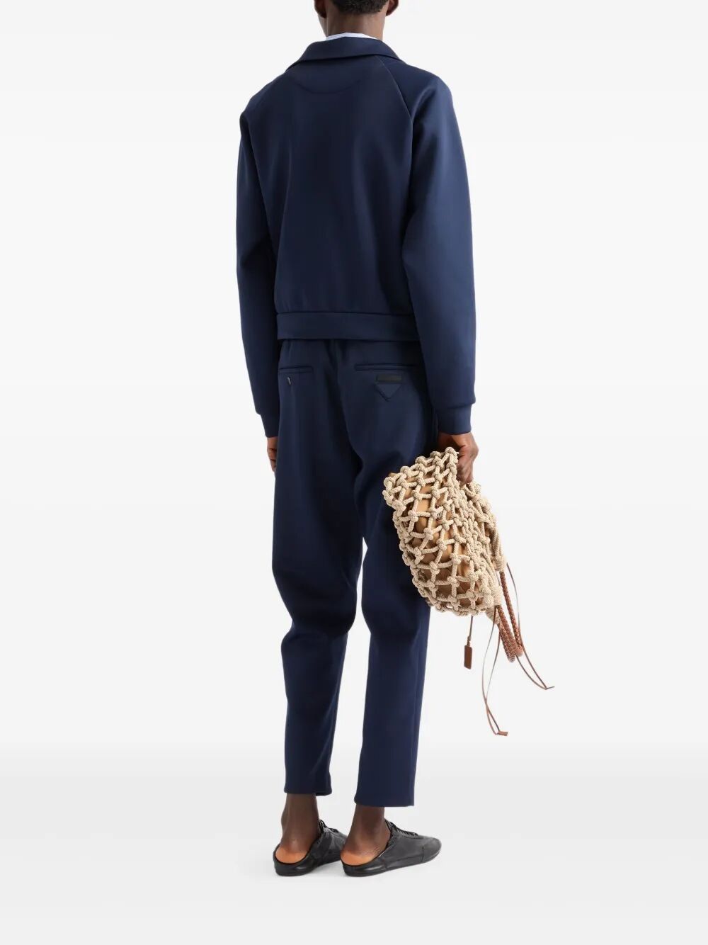 ZIPPERED TECHNICAL FABRIC JACKET