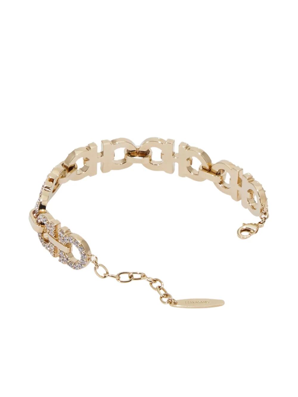 CRYSTAL EMBELLISHED GANCINI BRACELET