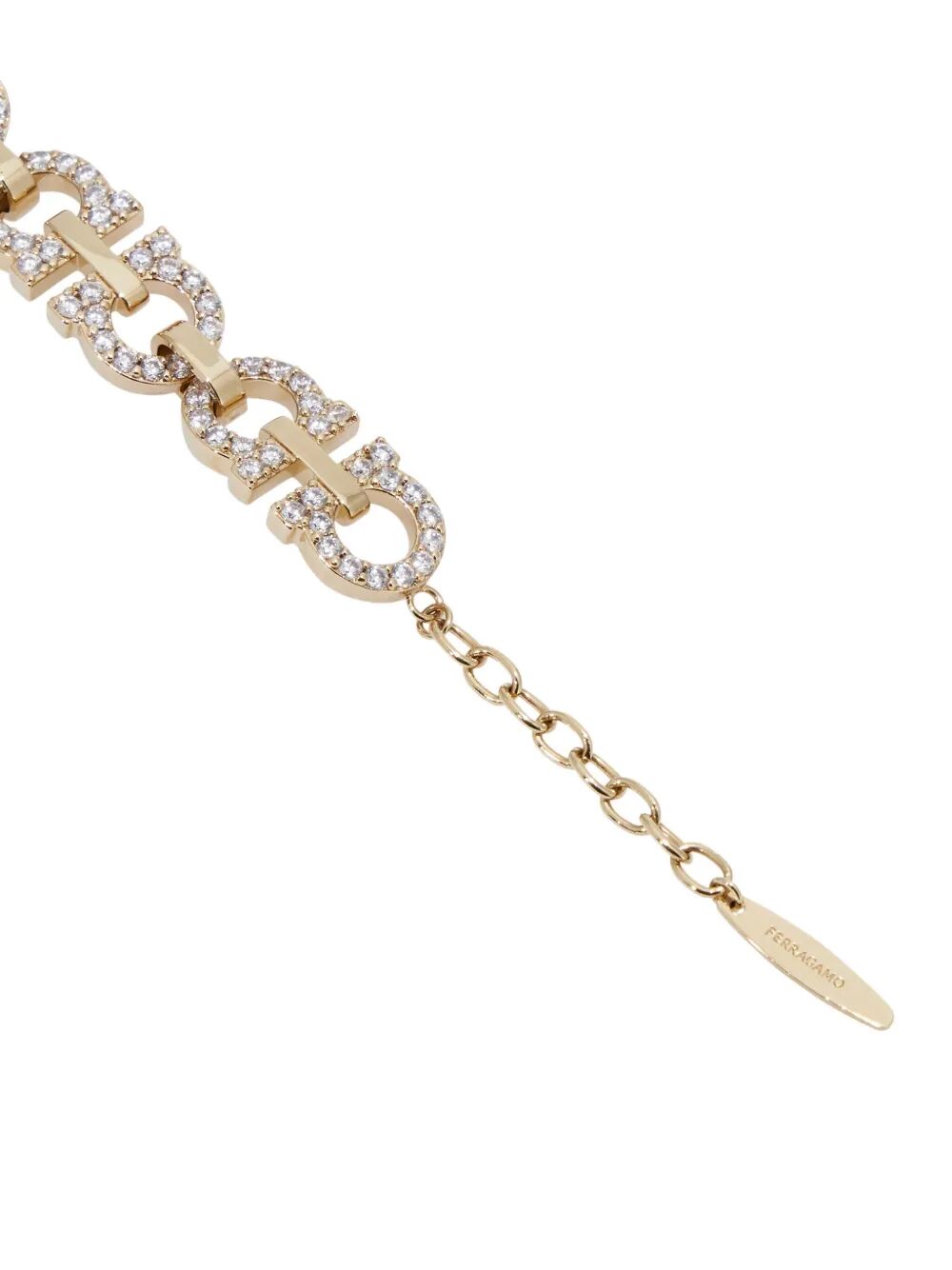 CRYSTAL EMBELLISHED GANCINI BRACELET