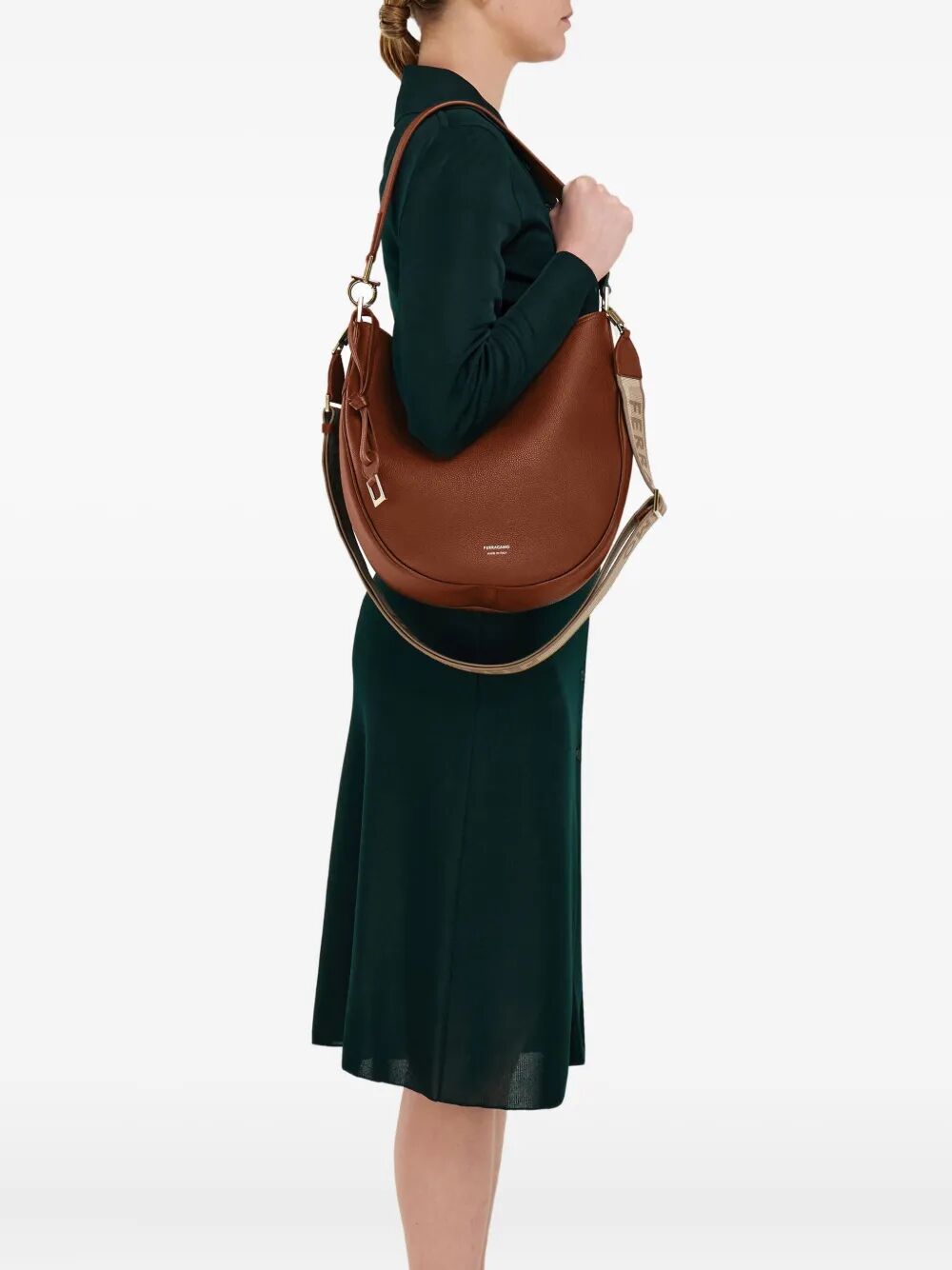 NORTH-SOUTH MEDIUM HOBO BAG