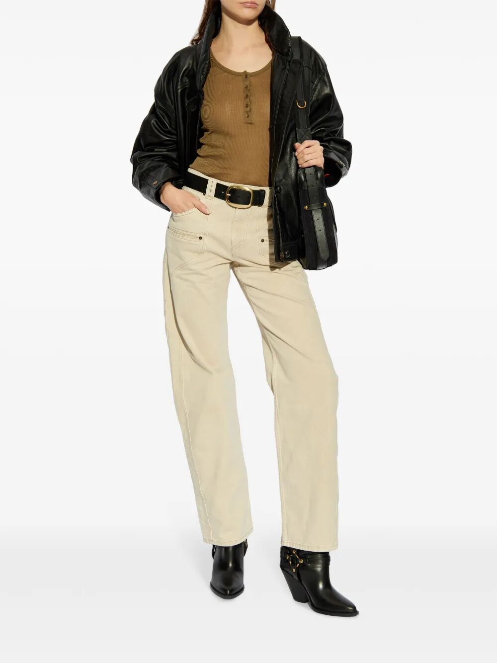 LAMYLIC LONG SLEEVE COTTON TOP